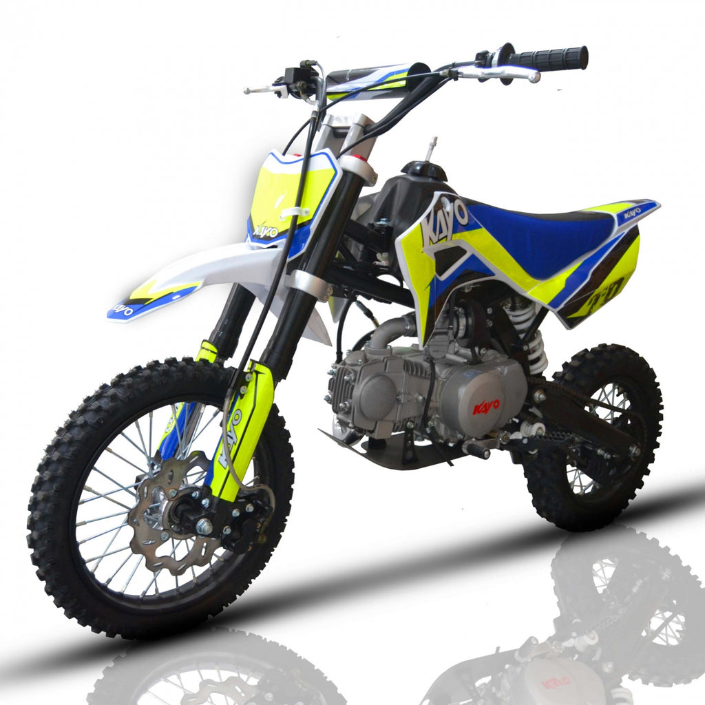 Pit Bike Kayo TD 125cc Ruote 14-12 Avviamento a Pedalina
