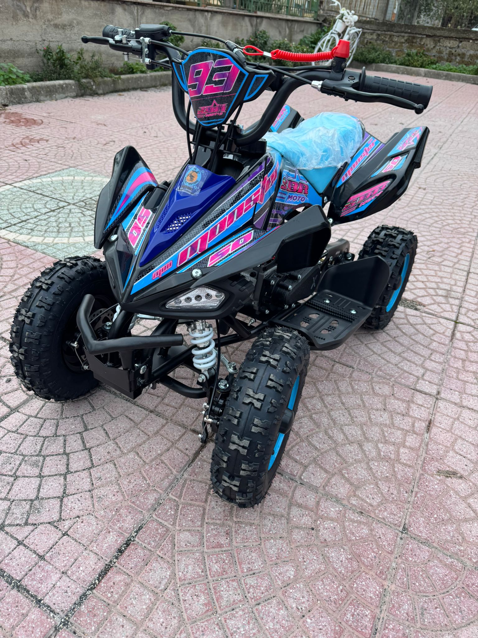 Mini Quad New Monster 50cc Ruote 6