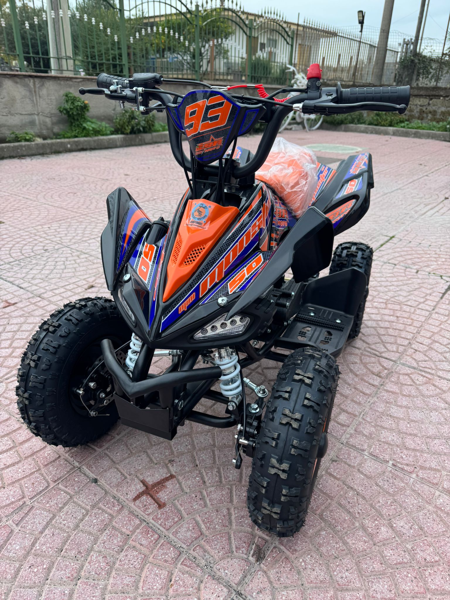 Mini Quad New Monster 50cc Ruote 6