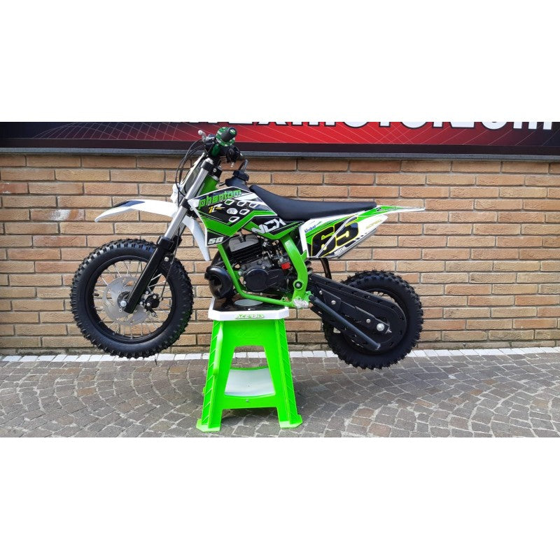 Mini Cross Phantom 50cc Ruote 14/12 Avviamento Pedalina