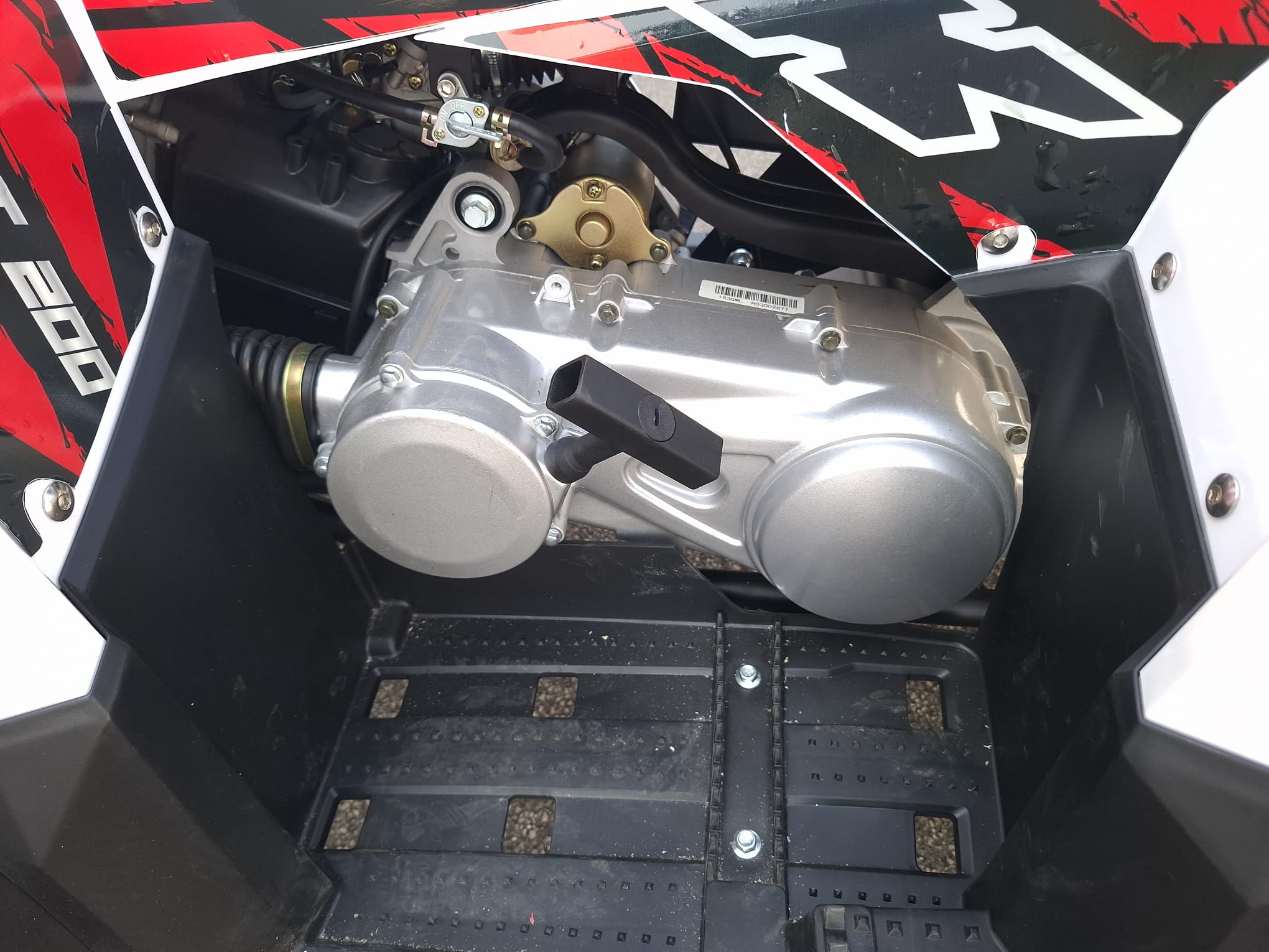 Mega Quad 200cc St Telaio Bianco