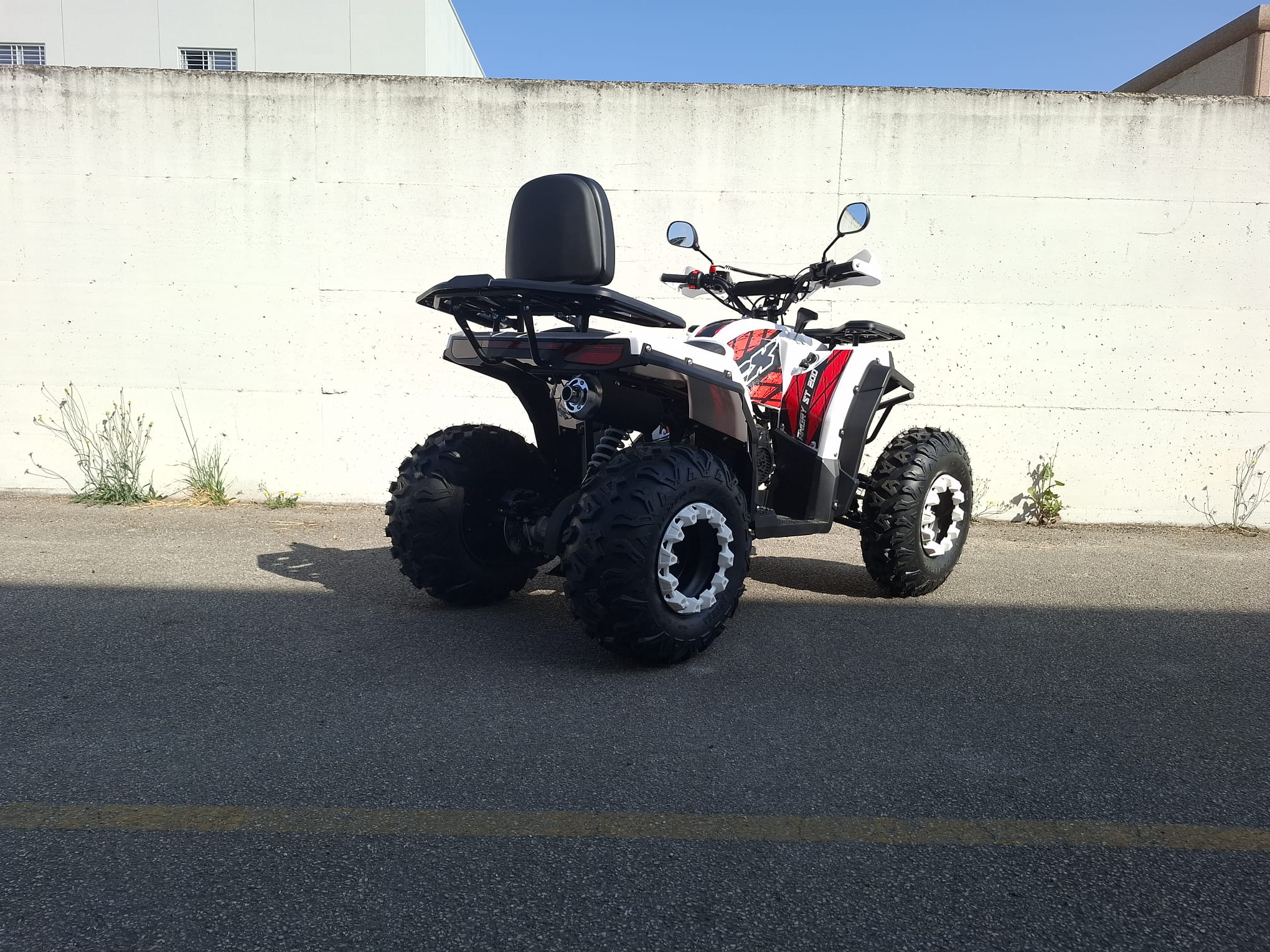 Mega Quad 200cc St Telaio Bianco