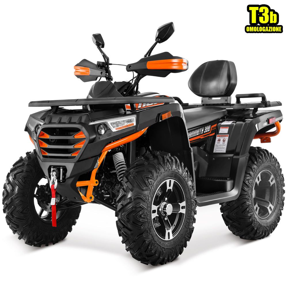 Quad Maxi Mammoth 300cc Ruote 12 - TARGABILE