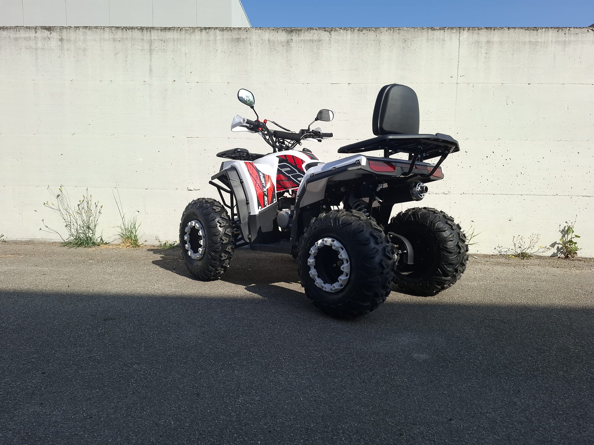 Mega Quad 200cc St Telaio Bianco