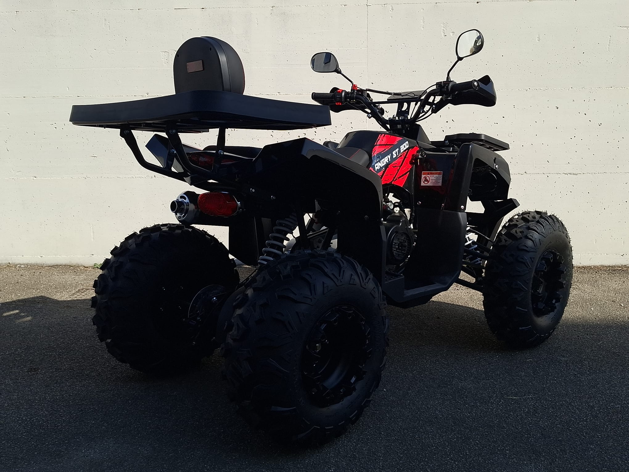 Mega Quad St 200cc Telaio Nero