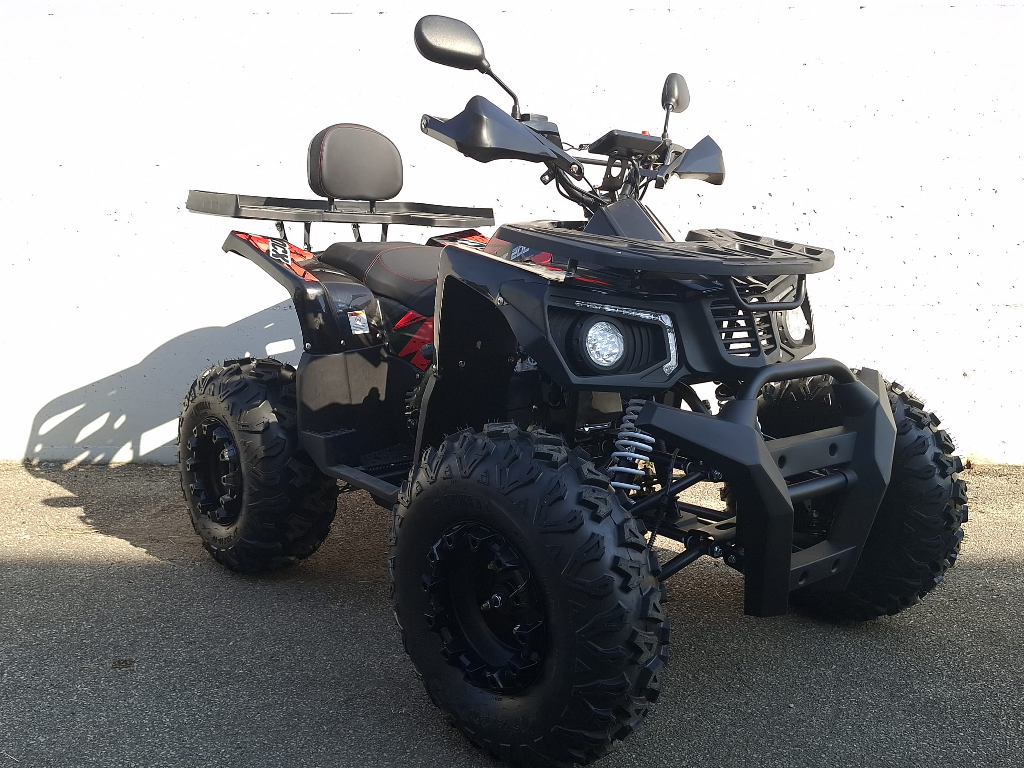 Mega Quad St 200cc Telaio Nero