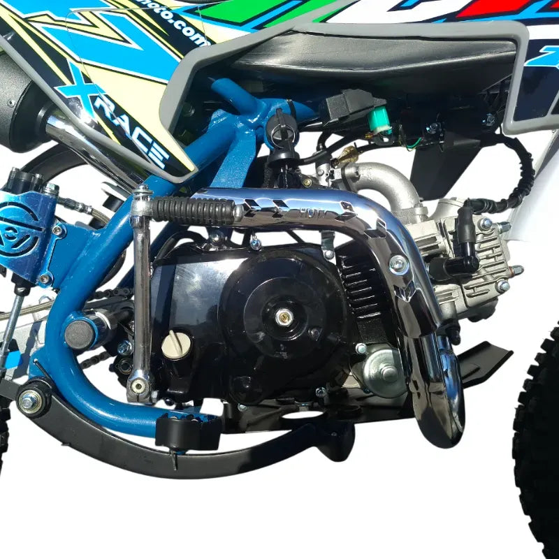 Pit Bike SXR 125cc X-Race Semi Automatica 4 Marce Four Stroke Ruote 14/12